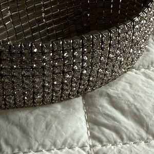 Elegant Silver Crystal Bracelet